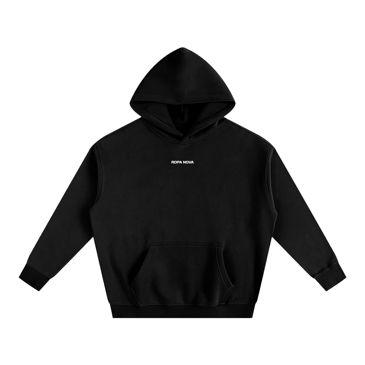 Ropa Nova Black Fleeced Hoodie