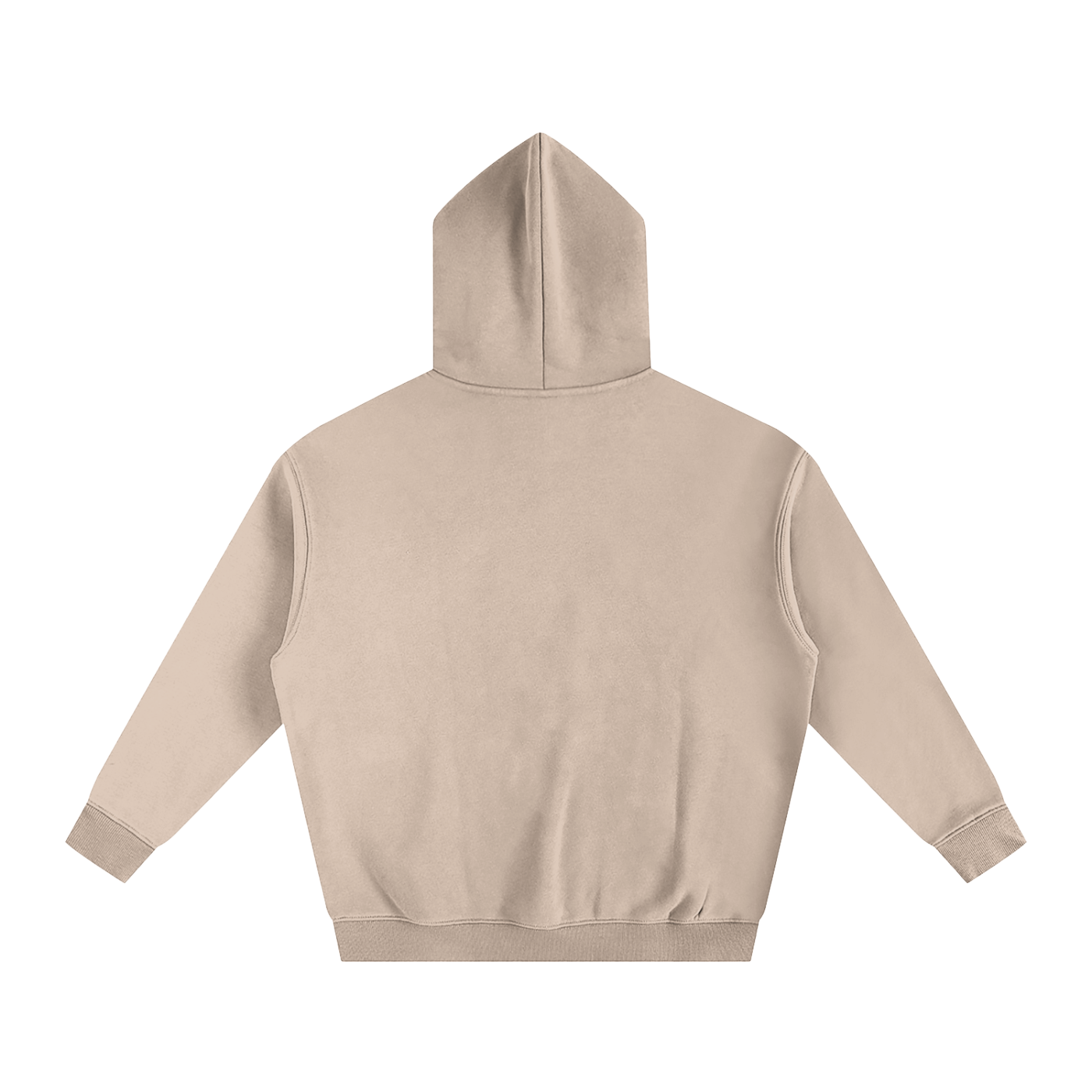 Ropa Nova Apricot grey Fleeced Hoodie