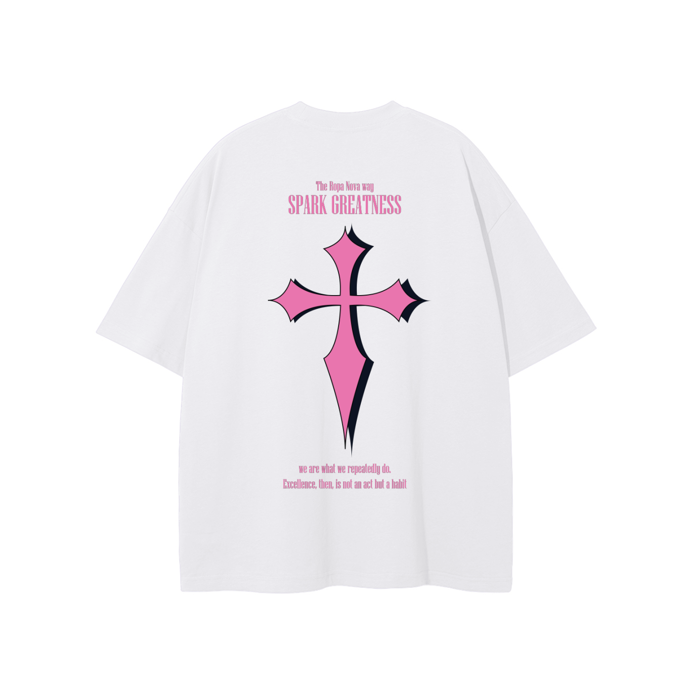Greatness Boxy Tee (Pink design)