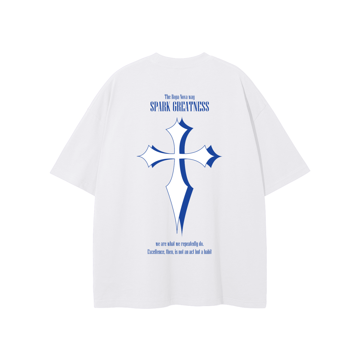 Greatness Boxy Tee (Blue design)