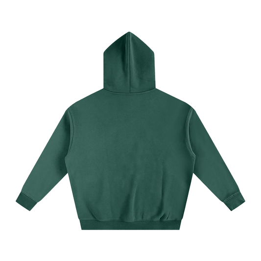 Ropa Nova oversize fleeced hoodie (Green)