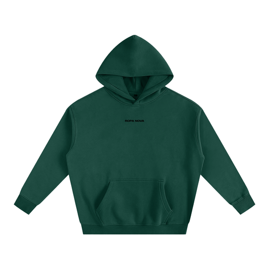 Ropa Nova oversize fleeced hoodie (Green)