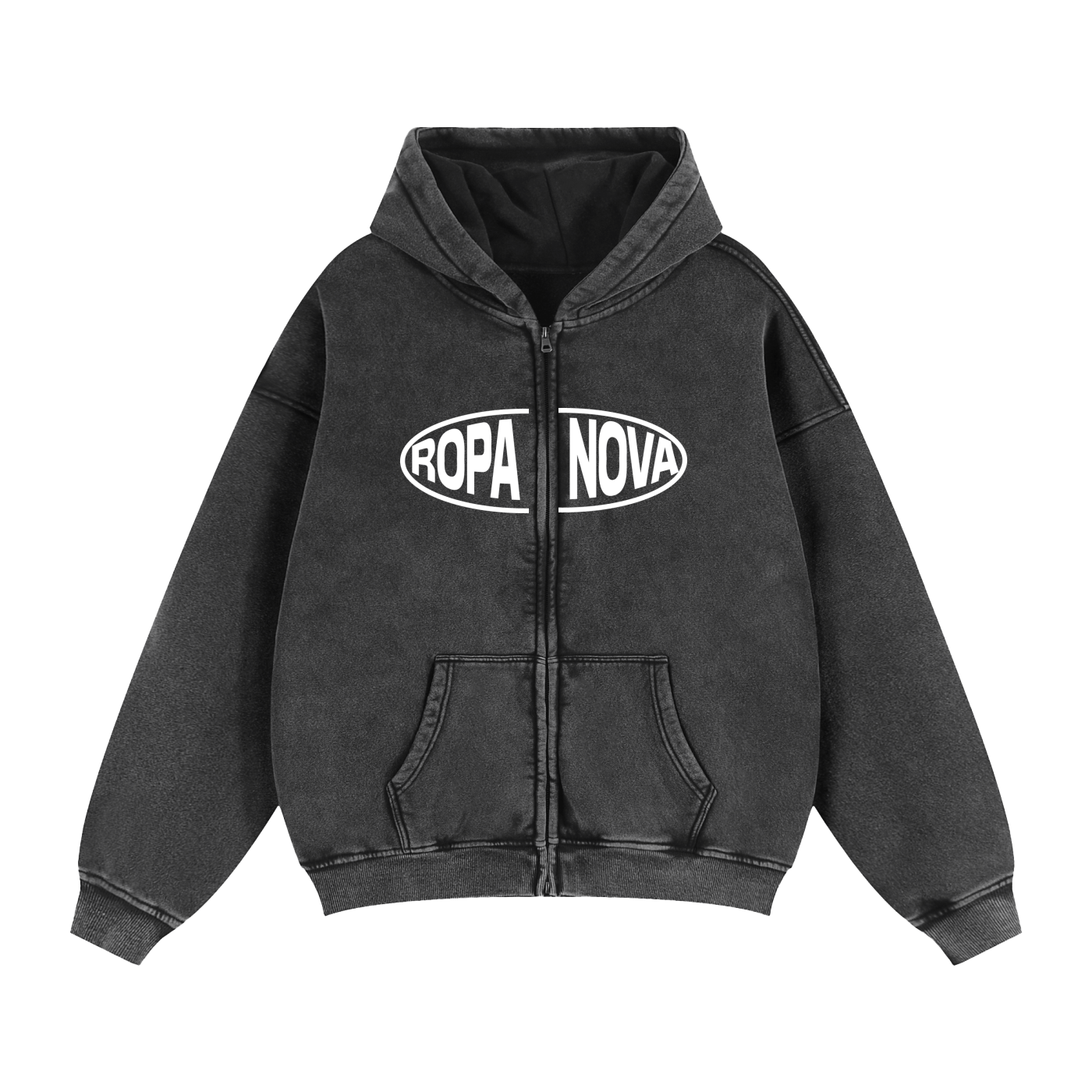 Greatness Zip up hoodie (white)