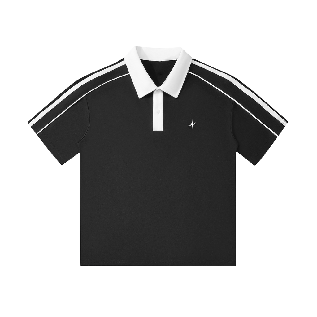 Star Polo Shirt (Black)