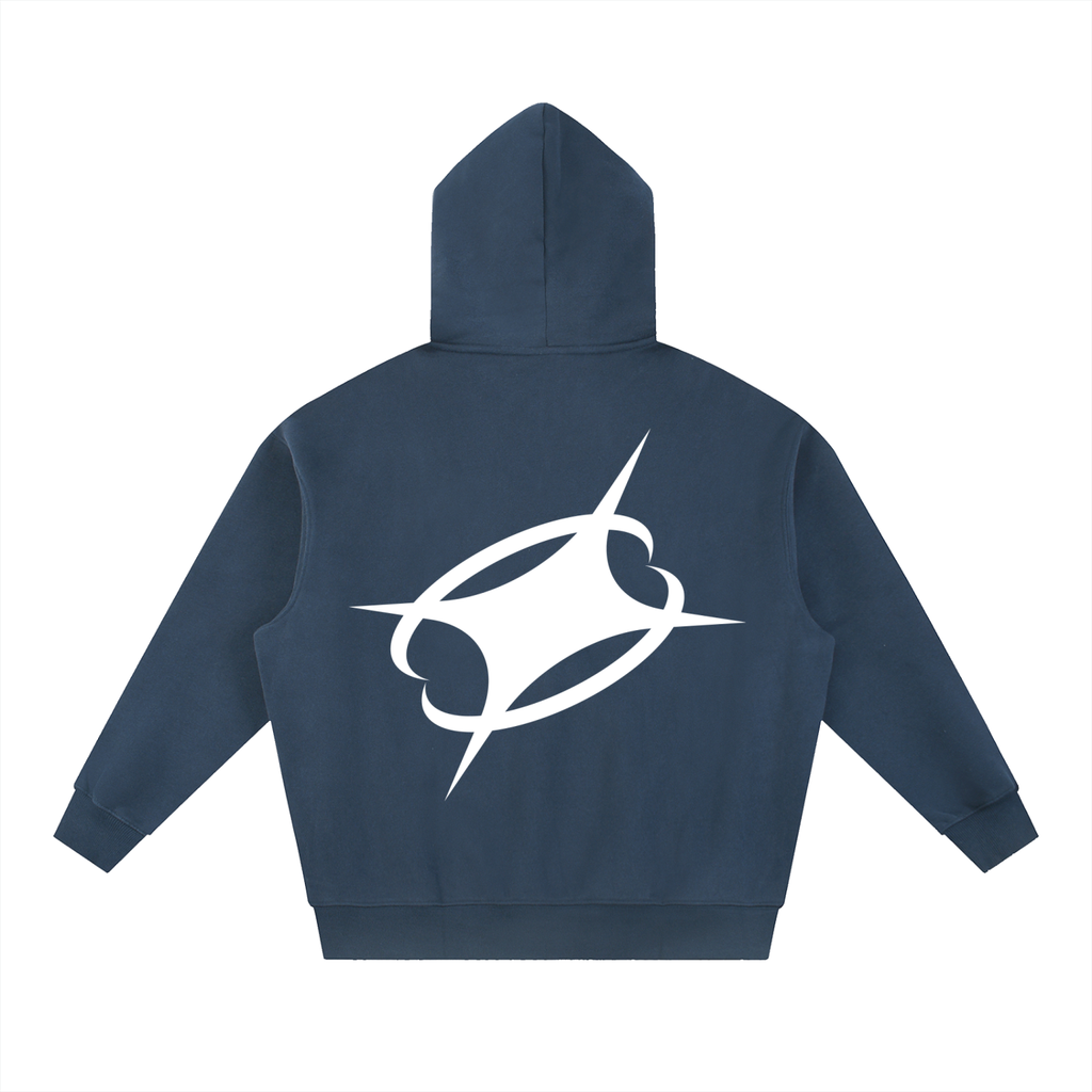 Essential Oversized Boxy Fit Fleece Hoodie