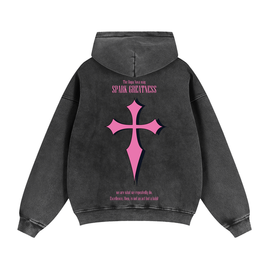 Greatness hoodie (Pink)