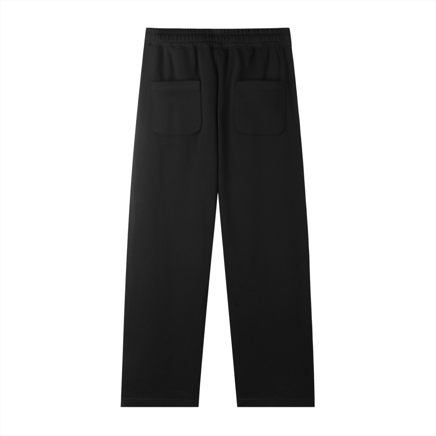 Star Straight-Leg Sweatpants (Black)
