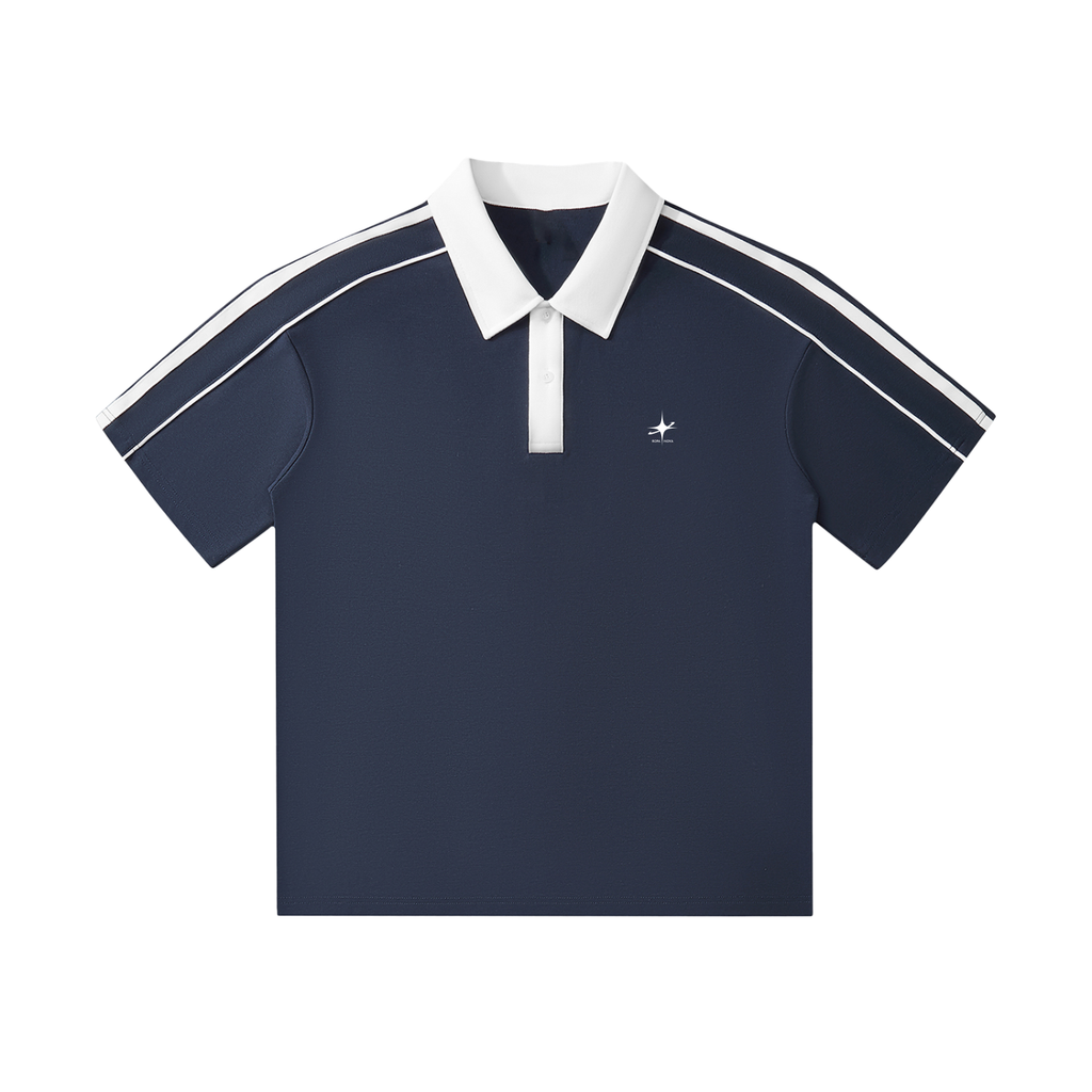 Star Polo Shirt (Blue)